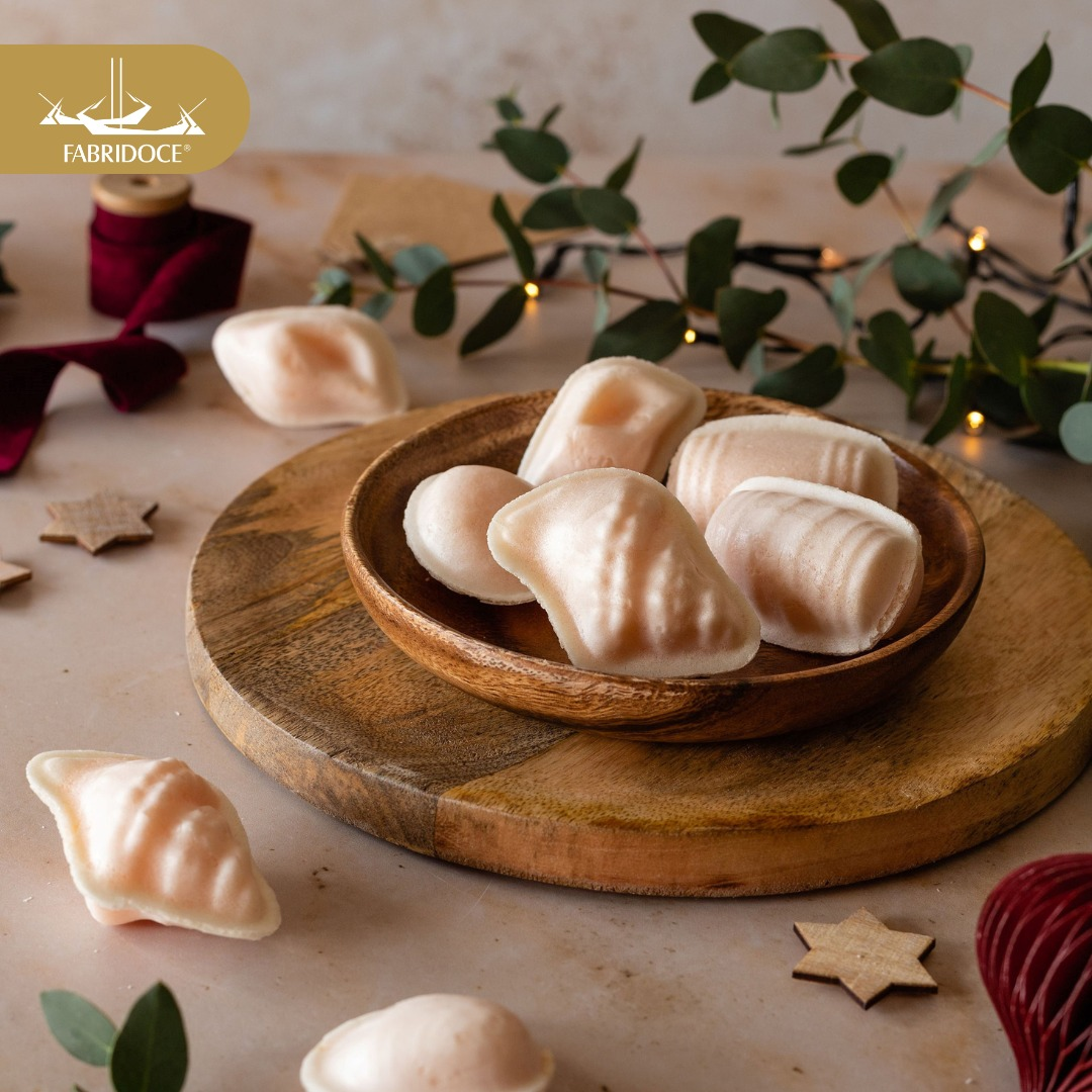 Detalhe visual de ovos doces Fabridoce